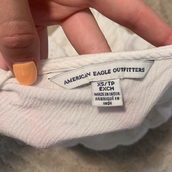 White floral tank top - Picture 4 of 4